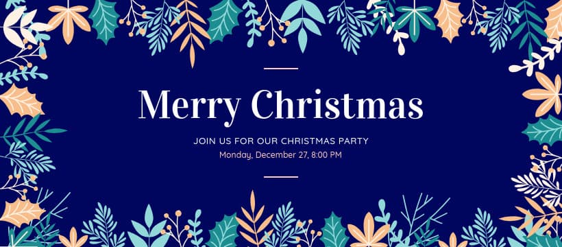 Our Christmas Party Holiday Leaves-820x360px-FacebookCover