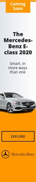 Mercedes Benz E-Class 2020 Animated-120x600px-Skyscraper