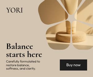Balance Starts Here Yori Beauty Products Animated-336x280px-LargeRectangle-300x250px-InlineRectangle