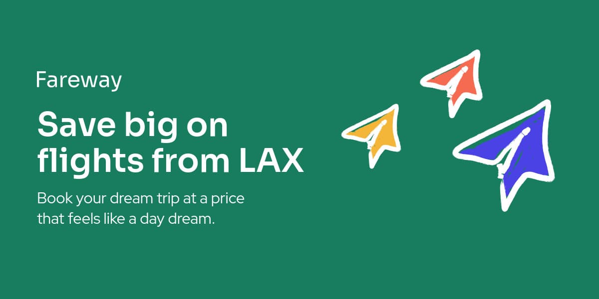 Fareway LAX Discount Flights Travel Offer Animated-728x90px-Leaderboard-1200x600px-XImagePost