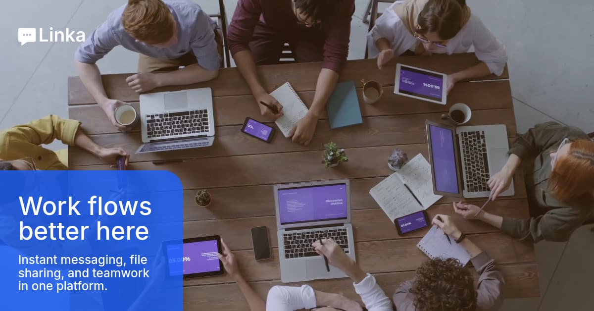 Work Flows Better Linka Software Video-1200x628px-FacebookSponsoredMessage