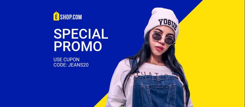 Special Jeans Promo with Coupon Code Animated-820x360px-FacebookCover
