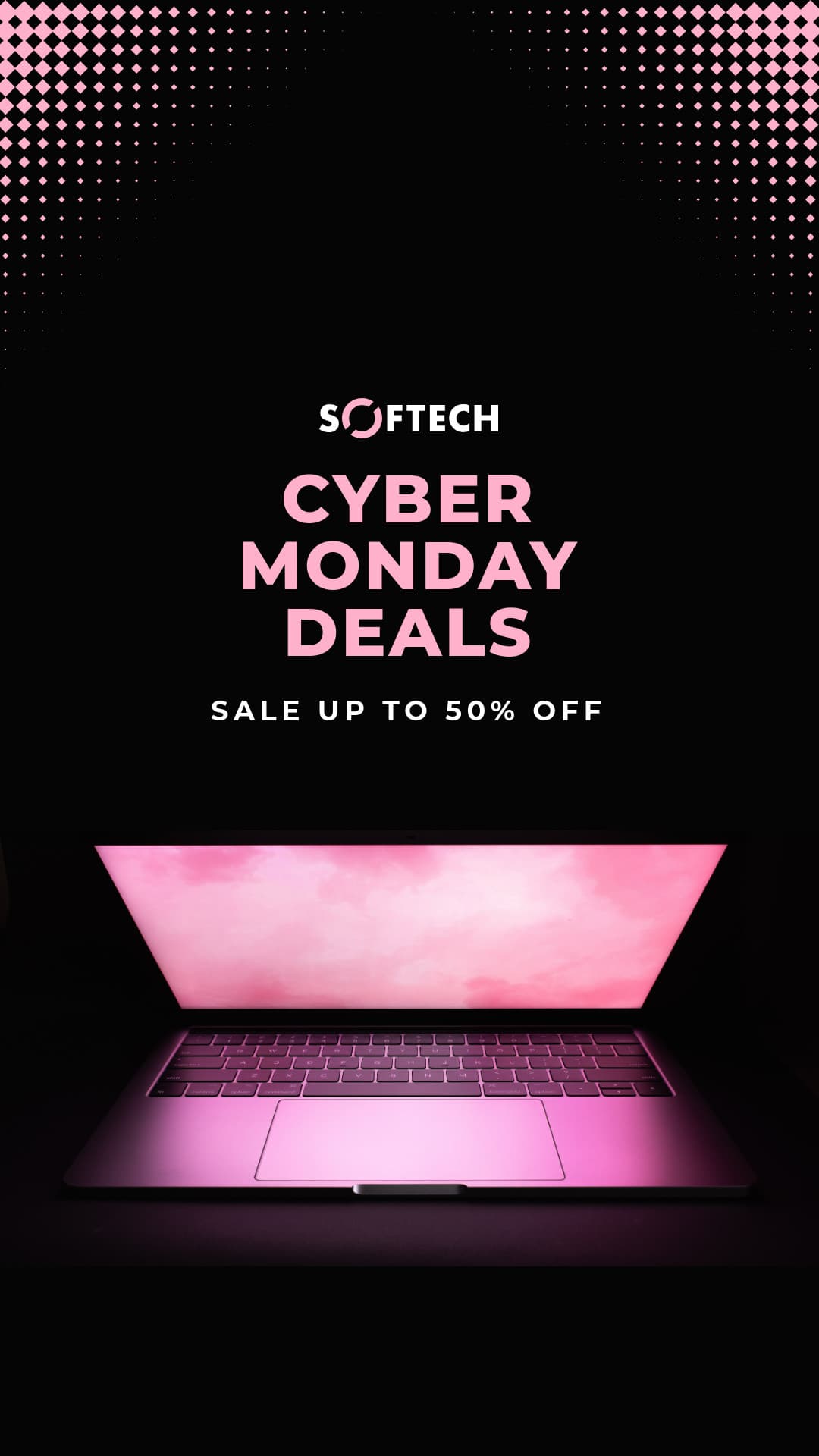Pink Laptop Cyber Monday Deals-1080x1920px-Story