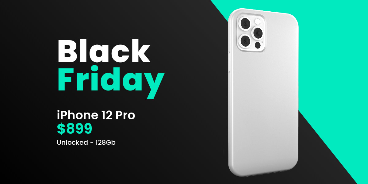 Black Friday iPhone 12 Pro Unlocked Animated-1200x600px-TwitterImagePost