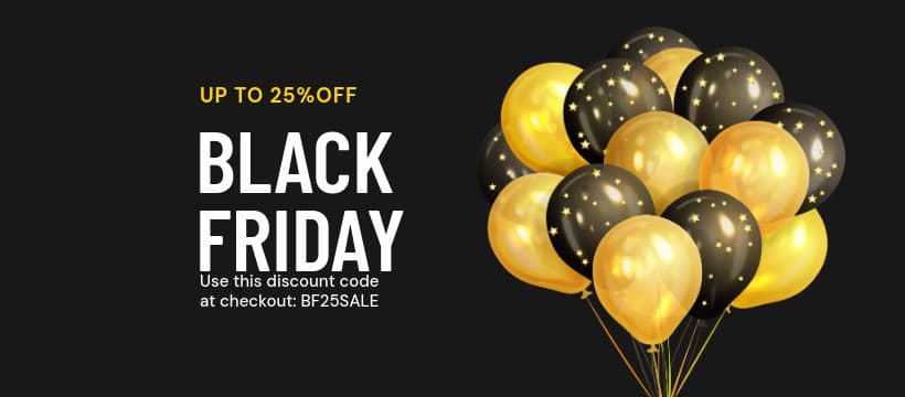 Gold Balloon Black Friday Discount Animated-820x360px-FacebookCover