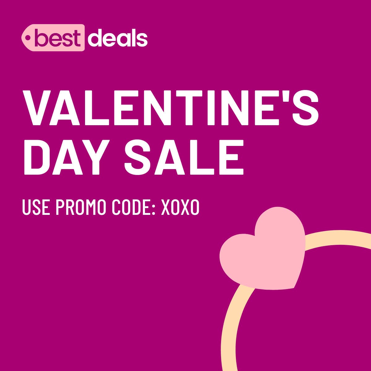 Valentine's Day Sale XOXO-1200x1200px-FacebookSquarePost