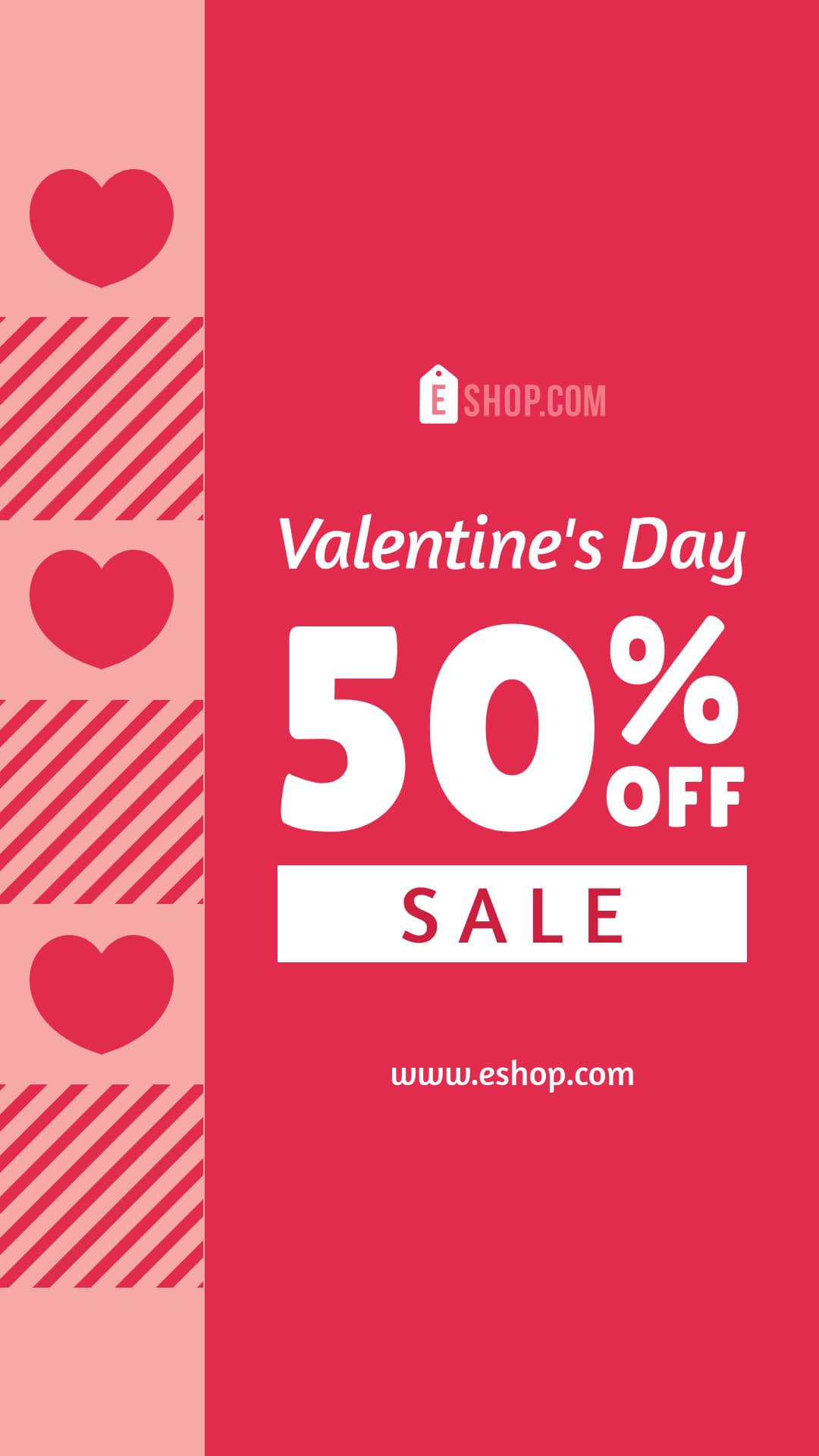 Valentine's Day Shape Sale Eshop-1080x1920px-Story
