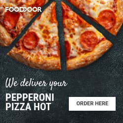 Pepperoni Pizza Delivery FoodDoor Animated-250x250px-Square