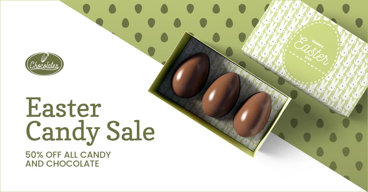 Green Easter Candy Sale-1200x628px-FacebookSponsoredMessage