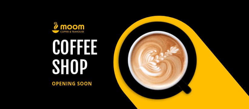 Modern Coffee Shop Opening Soon Animated-820x360px-FacebookCover