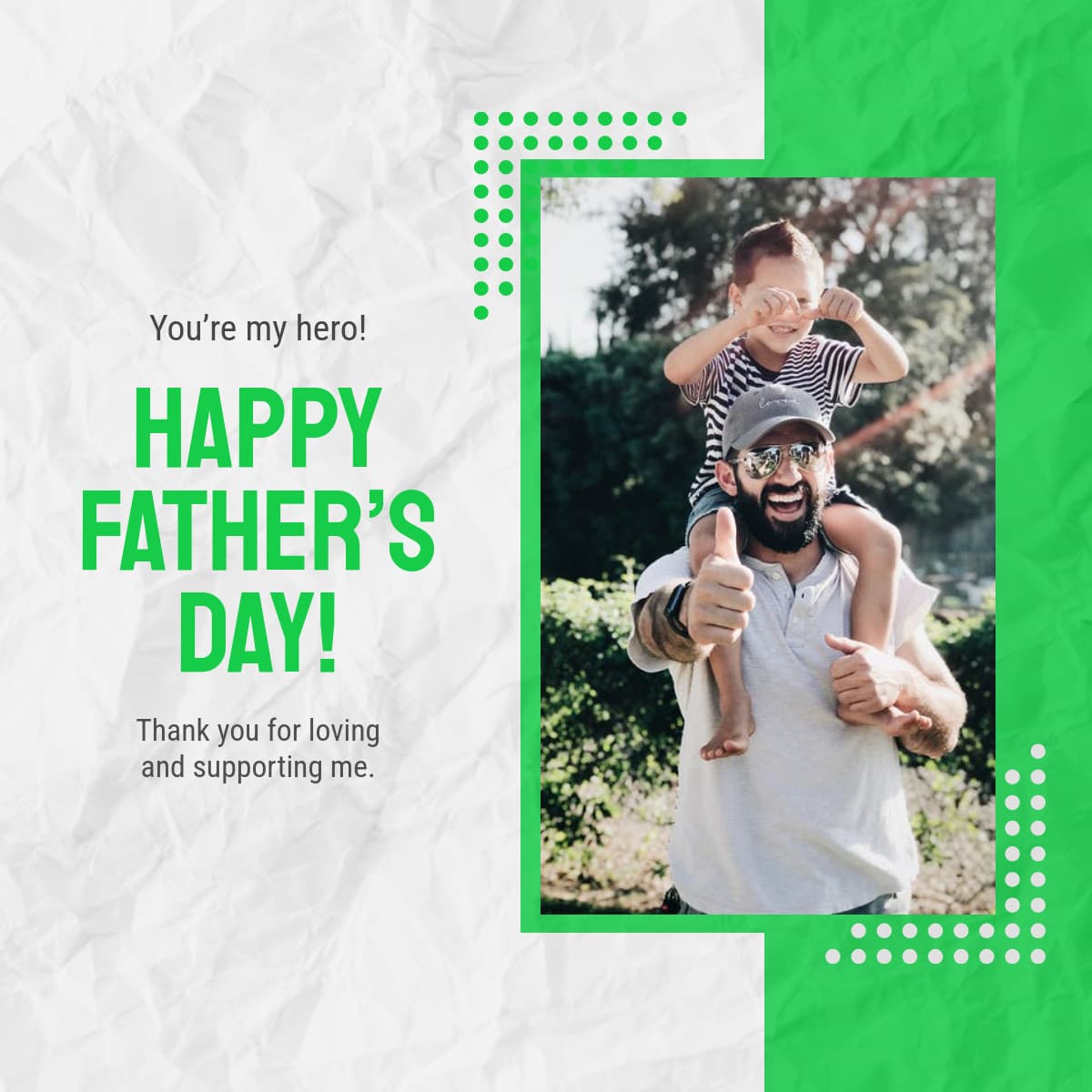 Happy Father's Day My Hero-1200x1200px-FacebookSquarePost