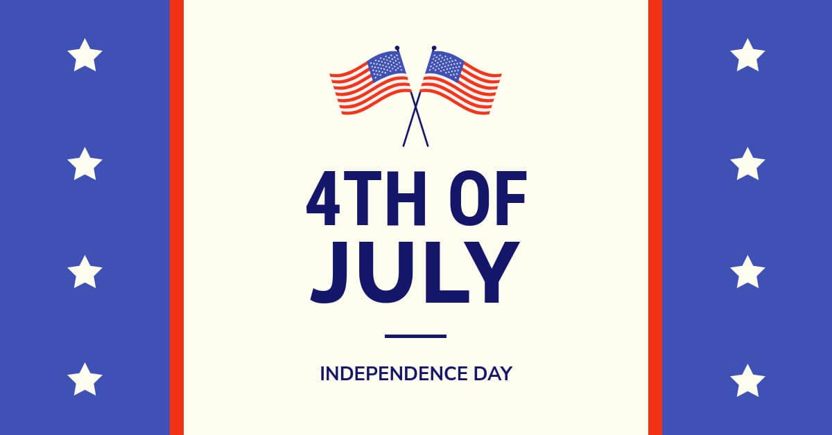 4th of July Crossed Flags-1200x628px-FacebookSponsoredMessage