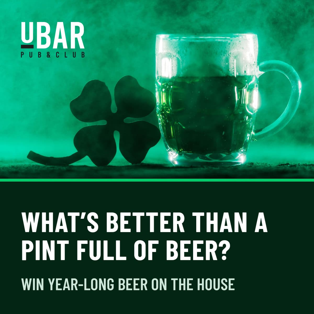 Saint Patrick's Pint Full of Beer Animated-1200x1200px-FacebookSquarePost