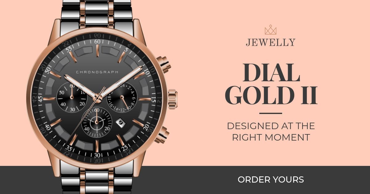 Dial Gold Elegant Watch Animated-1200x628px-FacebookSponsoredMessage