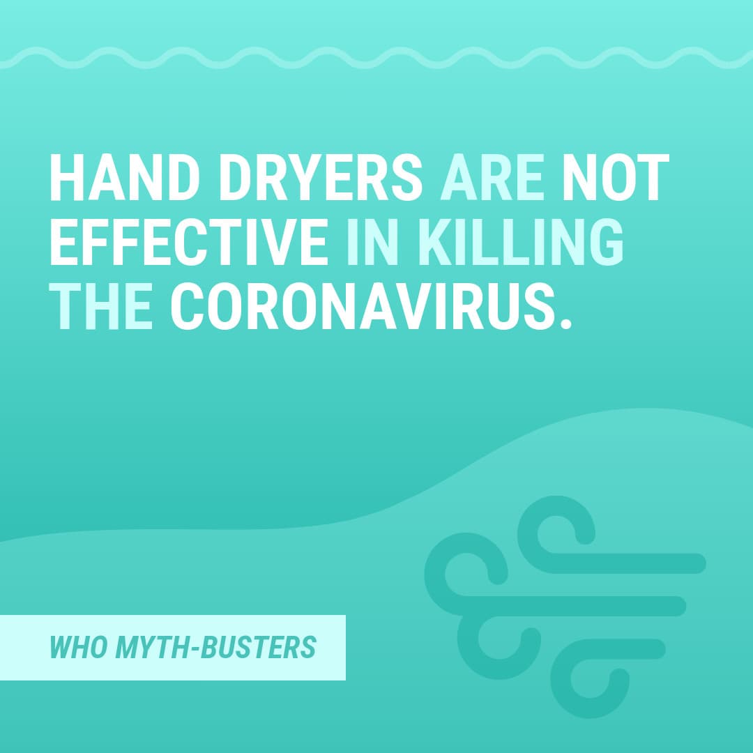 Myth Covid-19 Hand Dryers-1080x1080 px
