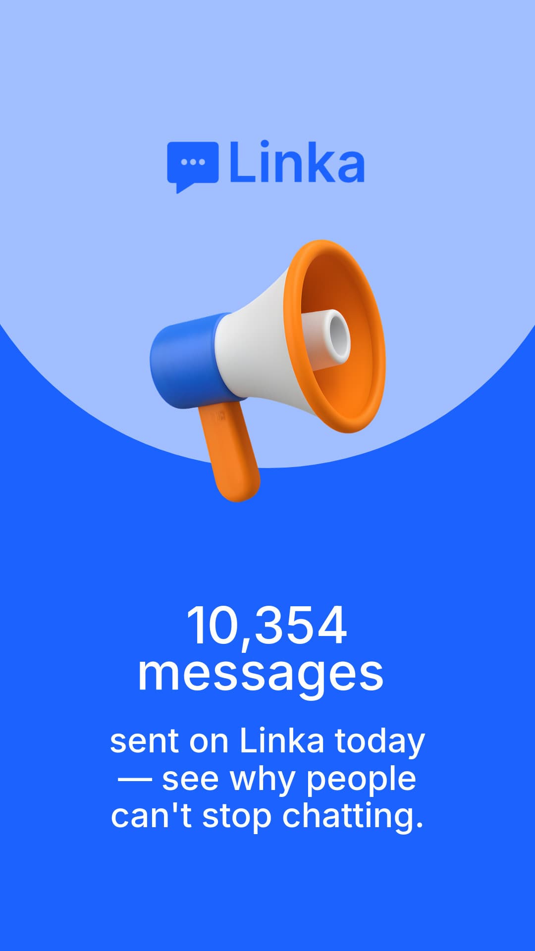 Announce Messages Sent with Linka Animated-160x600px-WideSkyscraper-1080x1920px-Story