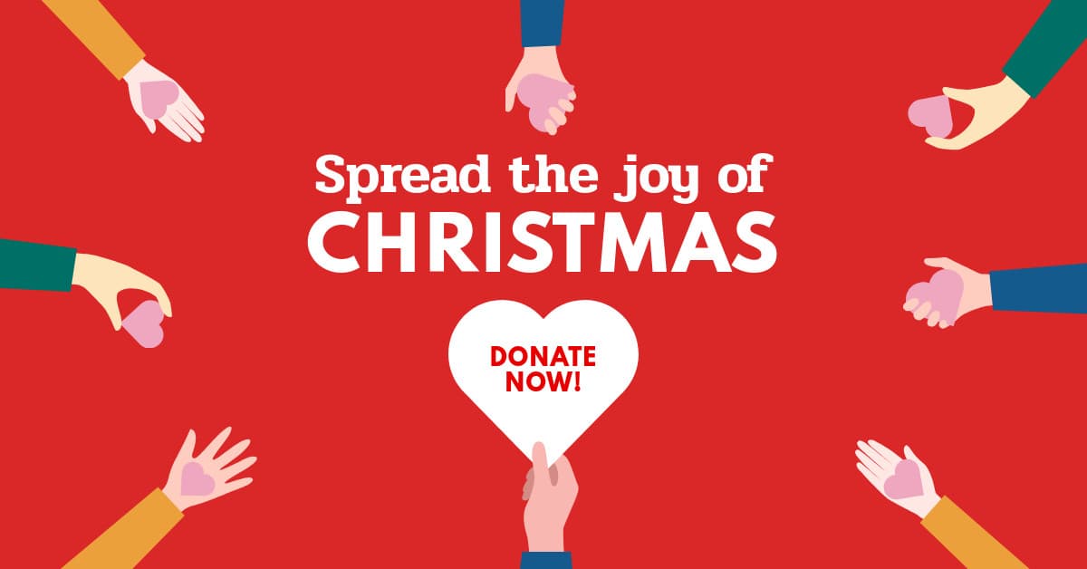 Donate and Spread the Joy of Christmas-1200x628px-FacebookSponsoredMessage
