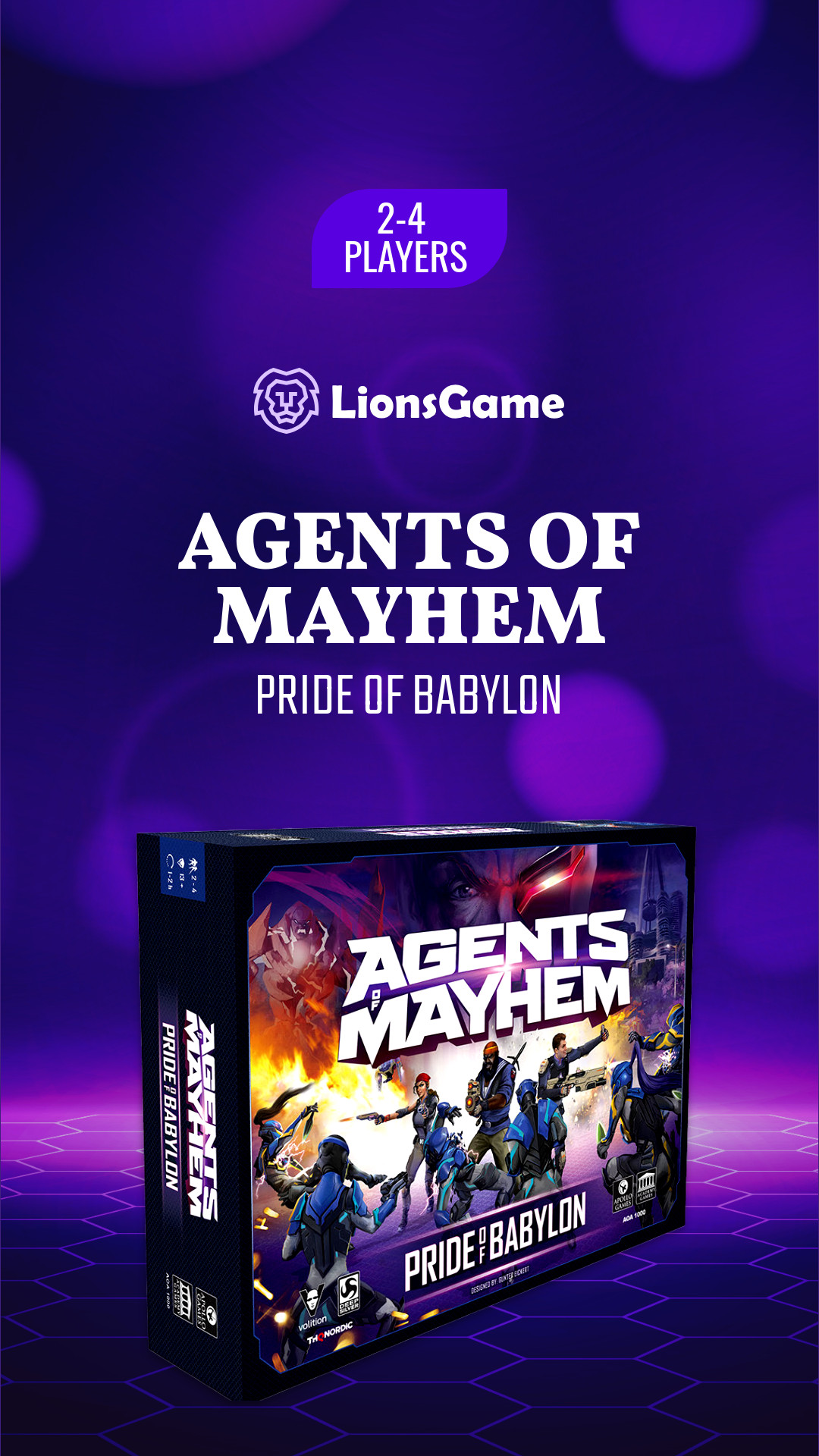 Purple Board Game Agents of Mayhem Animated-1080x1920px-Story