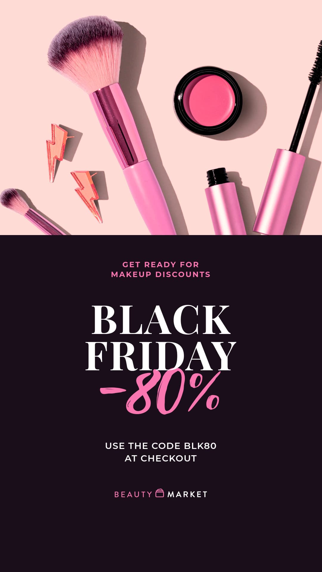 Black Friday Pink Makeup Discounts-1080x1920px-Story
