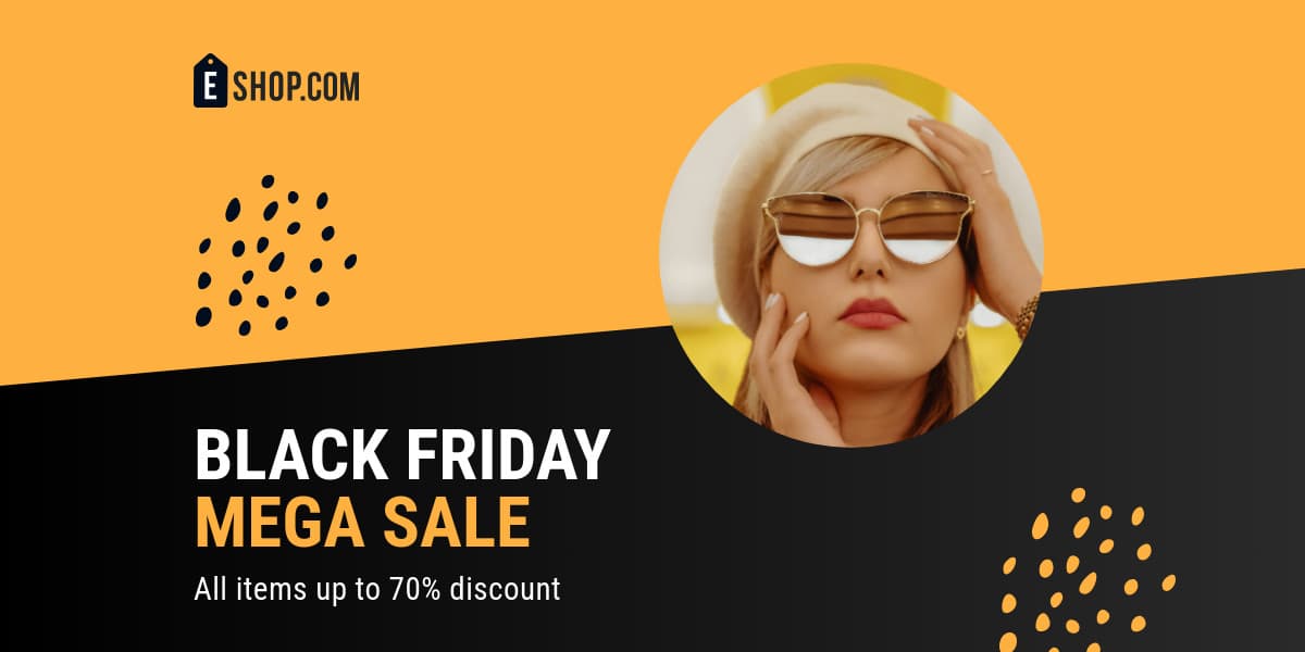 Black Friday Yellow Mega Sale-1200x600px-TwitterImagePost