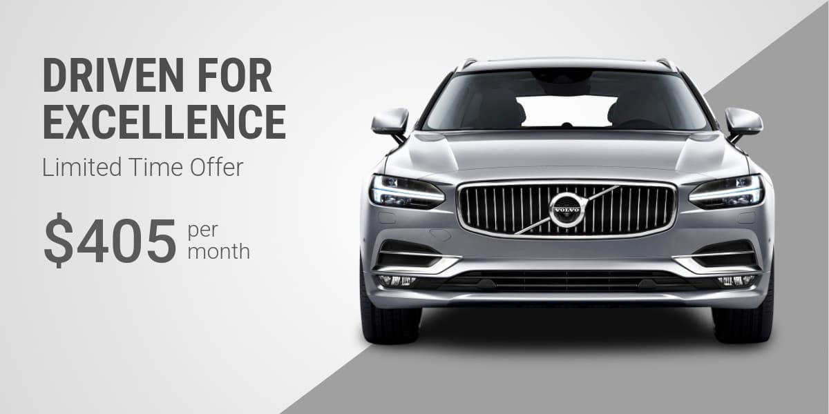 Driven For Excellence Gray Volvo Animated-1200x600px-XImagePost