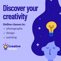 Discover Your Creativity Online Classes-250x250px-Square