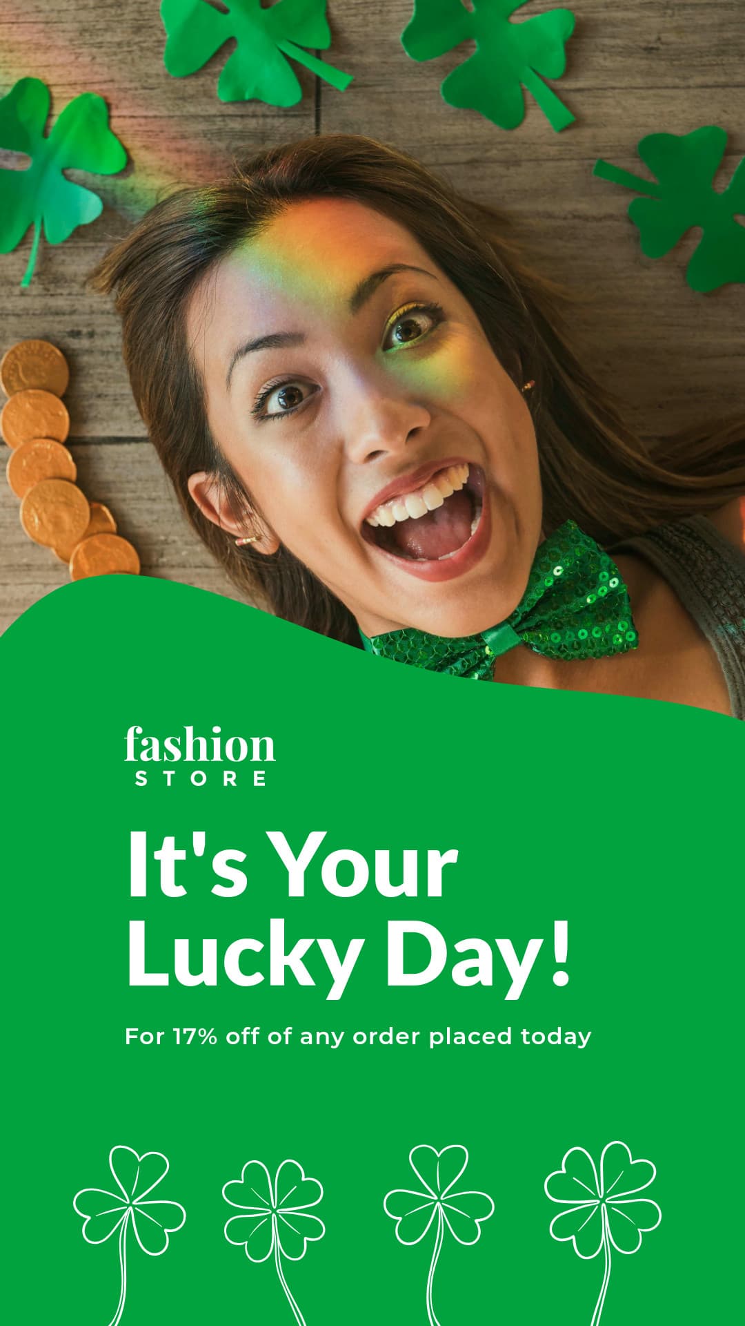 Saint Patrick's Your Lucky Day-1080x1920px-Story