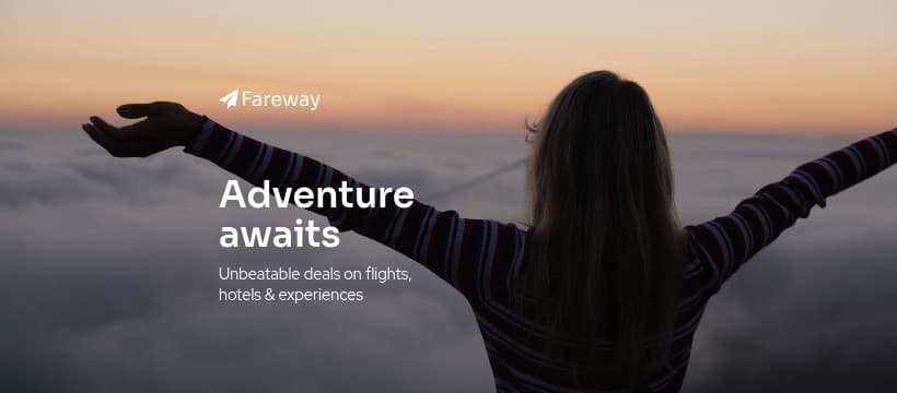 Adventure Awaits Fareway Travel Deal Video-820x360px-FacebookCover