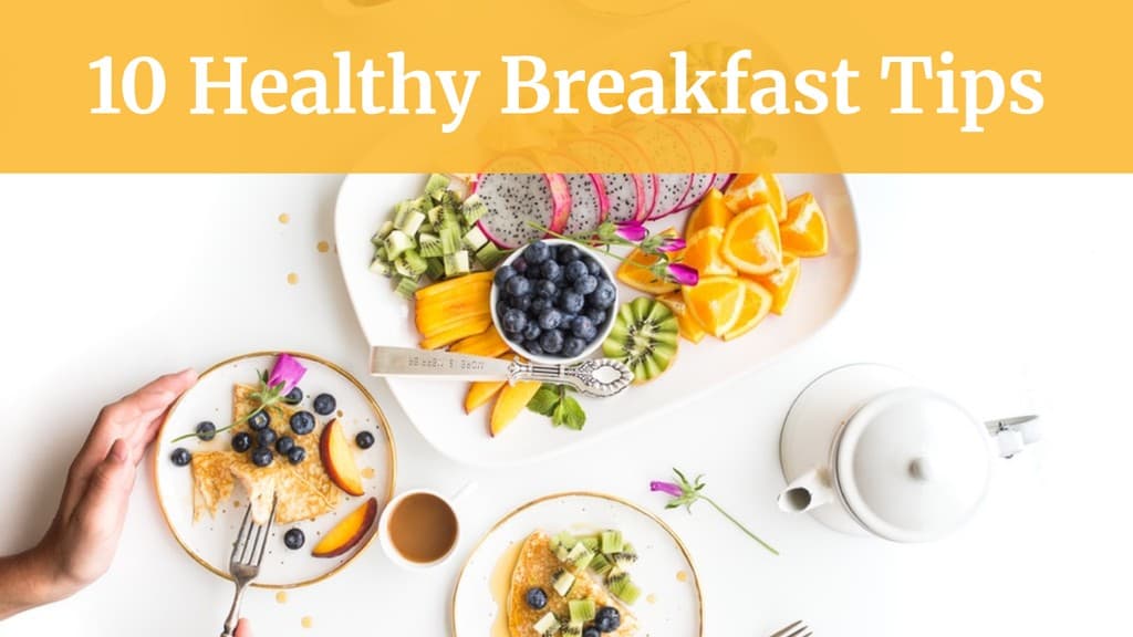 Healthy Breakfast 1280x720 YouTube Video Thumbnail