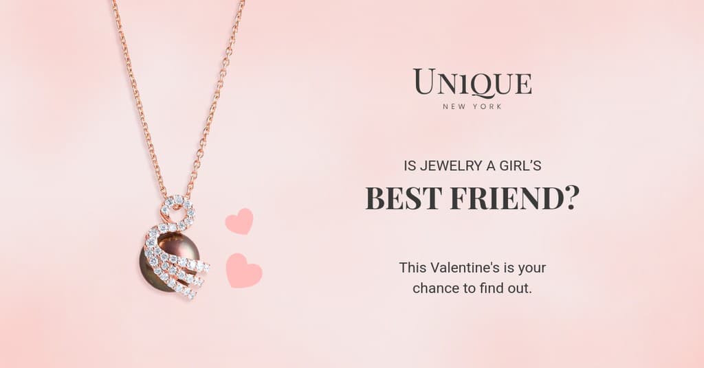 Jewelry Best Friend on Valentine's Day Facebook Sponsored Message