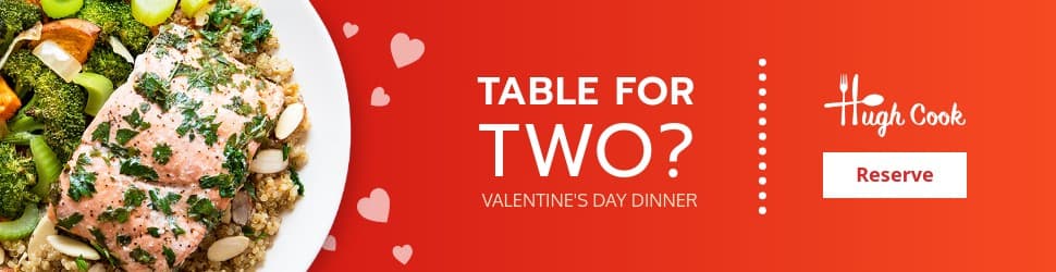 Table For Two on Valentine's Day Billboard