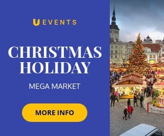 Christmas Holiday Mega Market Large Rectangle