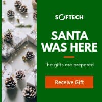 Santa Was Here Gifts Prepared Small Square