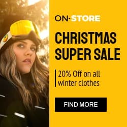Winter Clothes Christmas Super Sales Square