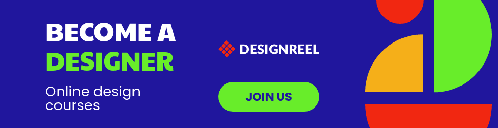 Become a Designer Colorful Online Courses Billboard