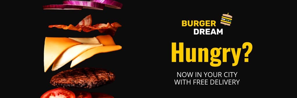 Free Burger Delivery in Your City X Header