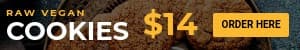 Raw Vegan Cookies Mobile Banner
