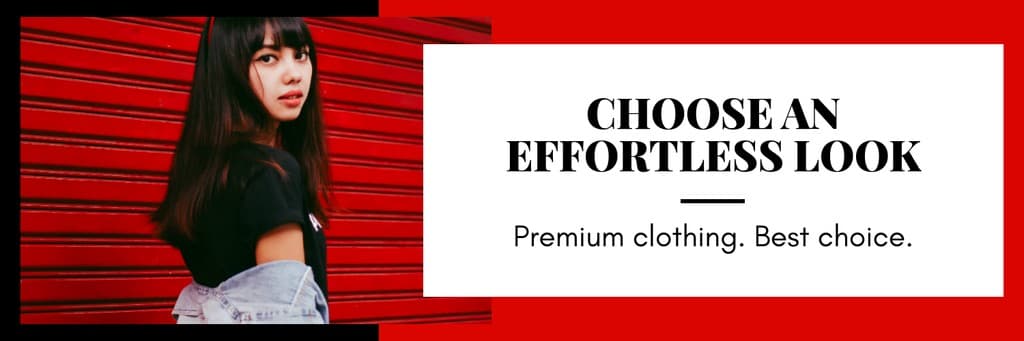 Effortless Look with Premium Clothing X Header