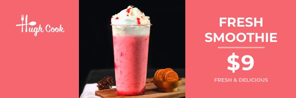 Fresh Strawberry Smoothie Deal X Header