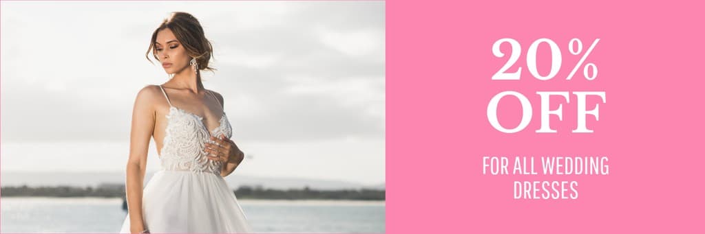 Discount on All Wedding Dresses X Header