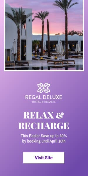 Relax and Recharge Easter Hotel Offer Half Page