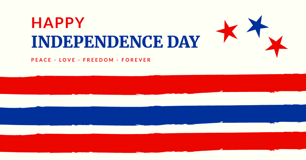 Peace Love and Freedom on Independence Day