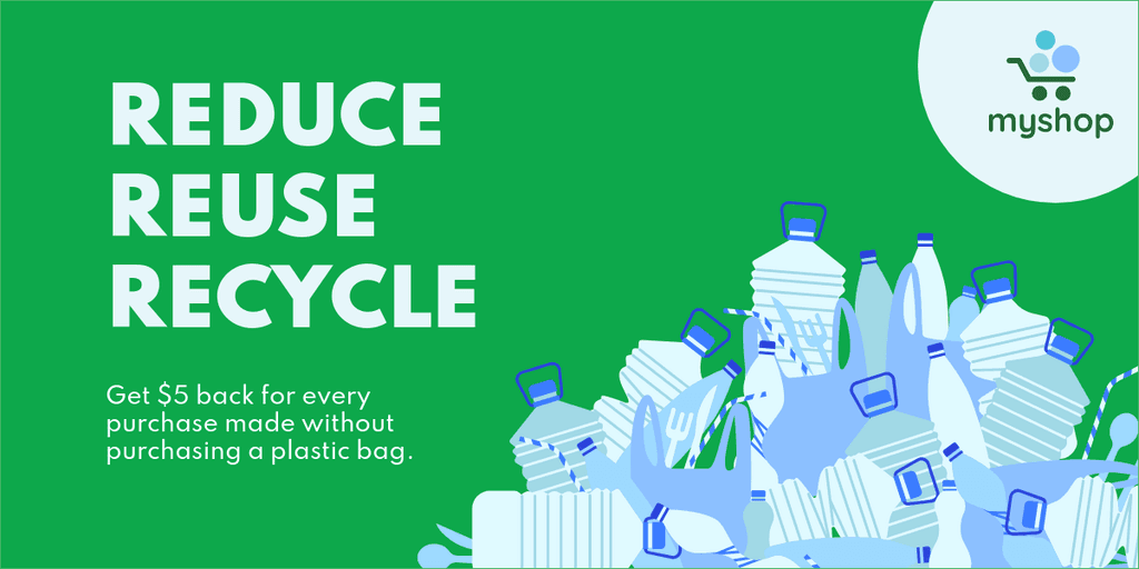Plastic Recycle and Reuse Earth Day X Image Post