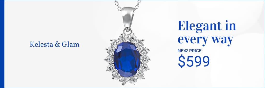 Elegant Sapphire Necklace X Header