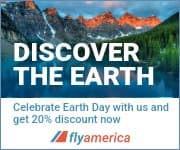 Travel and Discover Earth Day Small Rectangle