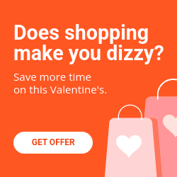 Valentine's Day Dizzy Shopping Square
