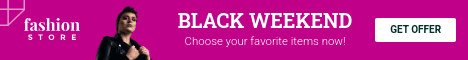 Pink Fashion Black Friday Main Banner
