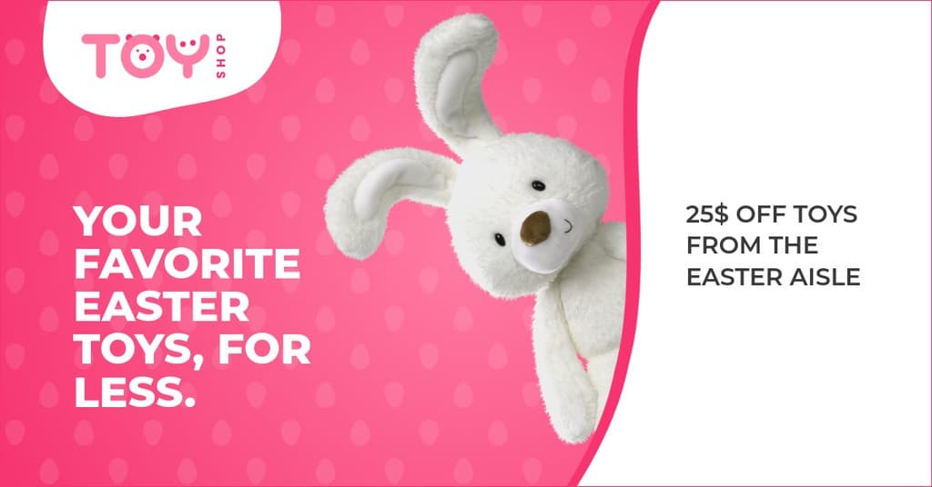 Favorite Bunny Easter Toys Facebook Sponsored Message