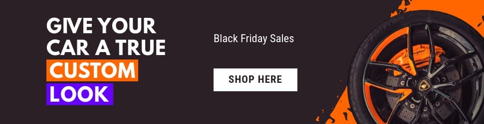 Black Friday Custom Car Rims Billboard