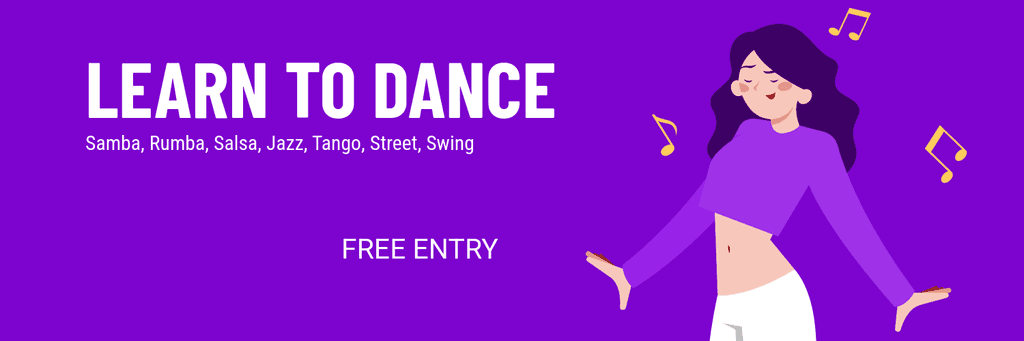 Learn to Dance with Free Entry X Header